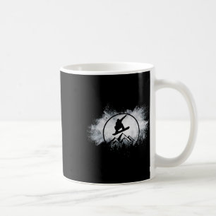 Caneca De Café Neve Nuvem Grande Ar Snowboarder Snowboard