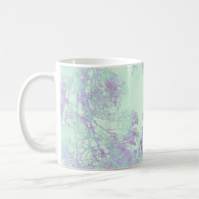 Caneca De Café Névoa de Folha Larga Lavanda (Esquerda)
