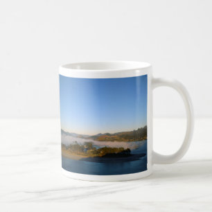 Caneca De Café Névoa sobre o oceano Pauanui Coromandel Nova
