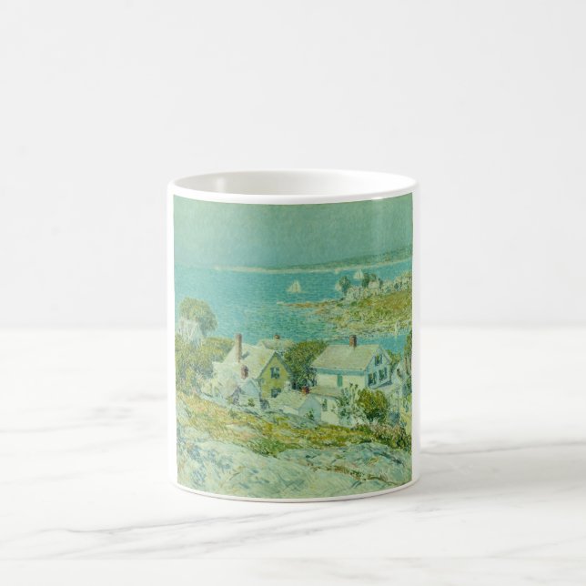 Caneca De Café New England Headlands (Arte da Paisagem Costeira) (Centro)