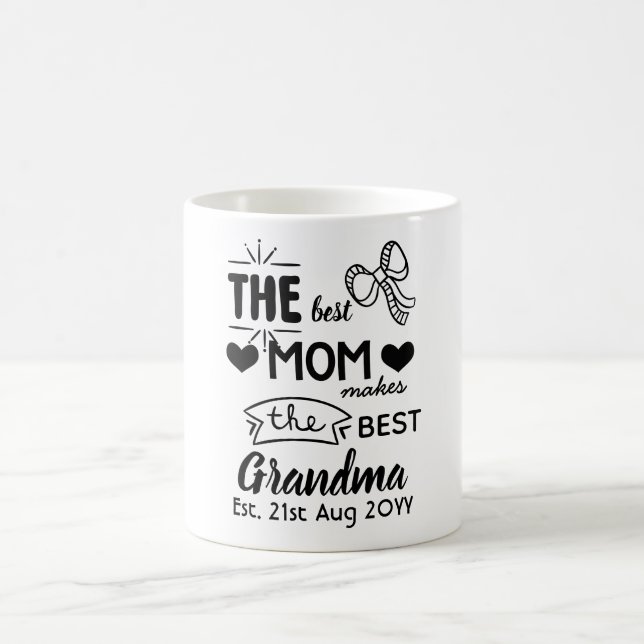 Caneca De Café NEW GRANDMA MUG - Personalizado para GIGI, Nana, (Centro)