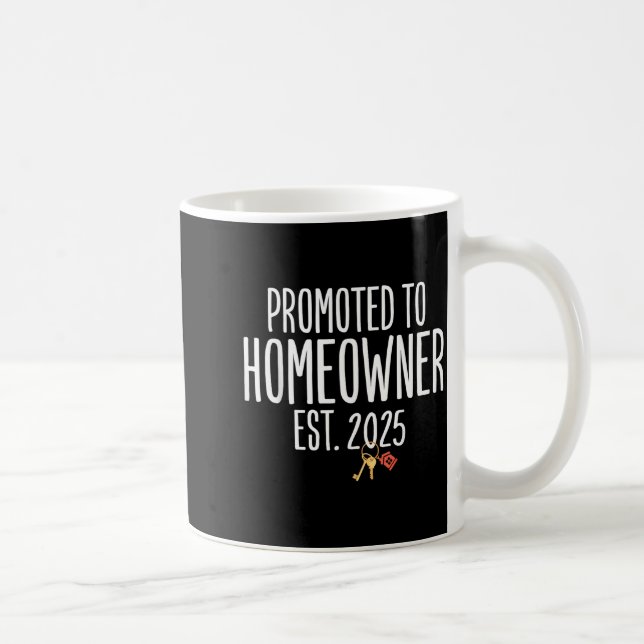 Caneca De Café New Homeowner 2025 Housewarming First Time Home Bu (Direita)