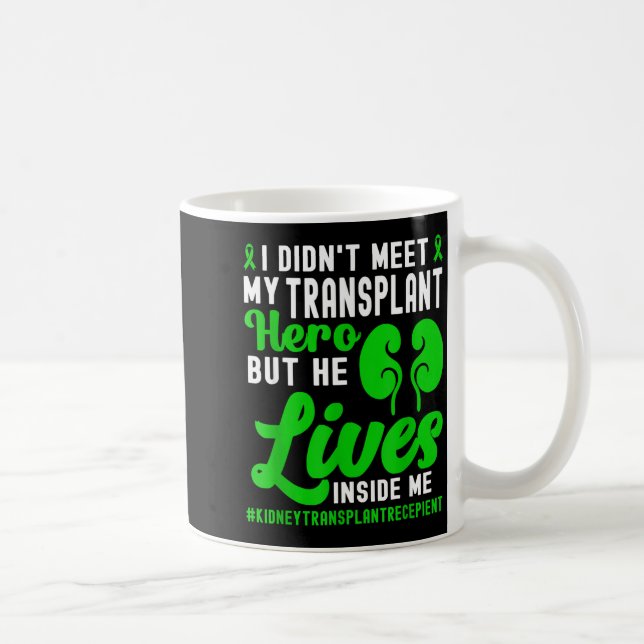 Caneca De Café New Kidney Owner Funny Kidney Transplant Survivor  (Direita)