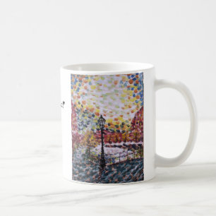 Caneca De Café "New Morning óleo de um canal holandês "… -