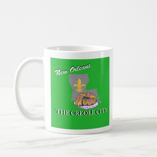 Caneca De Café New Orleans coffee mug  (Esquerda)