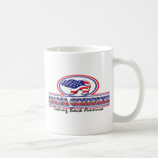 Caneca De Café NEW-Patriotic-Grizzly