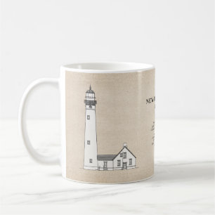 Caneca De Café New Presque Isle Lighthouse - Michigan - SBD