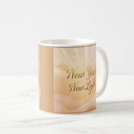 Caneca De Café New Year, New Light” – Golden Dawn Sunrise Design