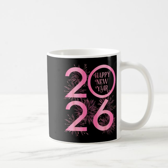 Caneca De Café New Years Eve Party Supplies 2026 Happy New Year F (Direita)