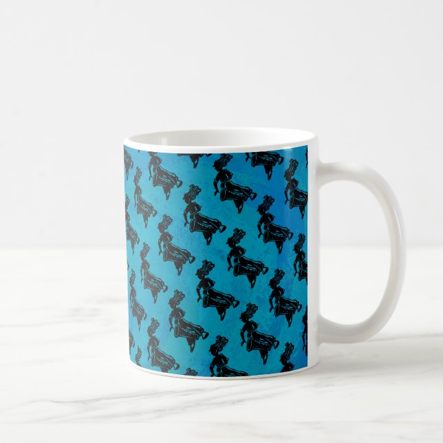 Caneca De Café New York Boogie Nights Drum Blue (Direita)