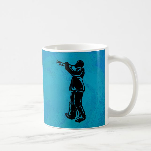 Caneca De Café New York Boogie Nights Trumpet Blue (Direita)