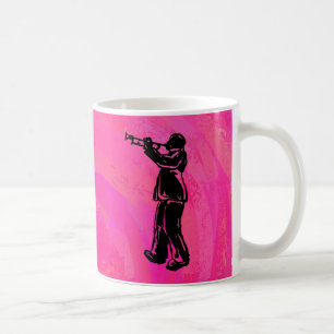 Caneca De Café New York Boogie Nights Trumpet rosa quente