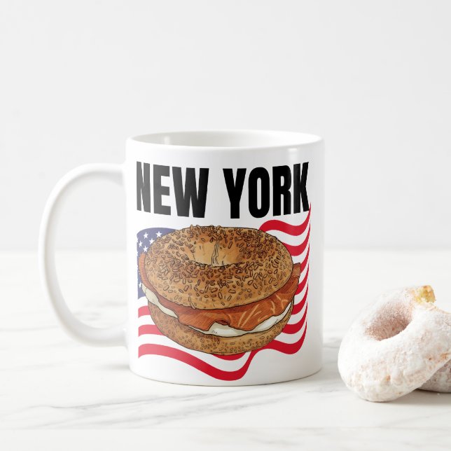 Caneca De Café New York Classic Mug (Com Donut)