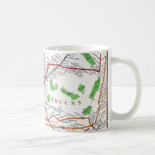 Caneca De Café New York: Metro Mapa, 1940