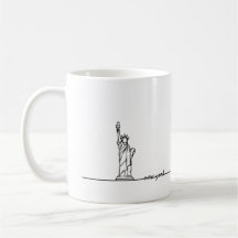 New York Mug, Estátua da Liberdade, New York Lover