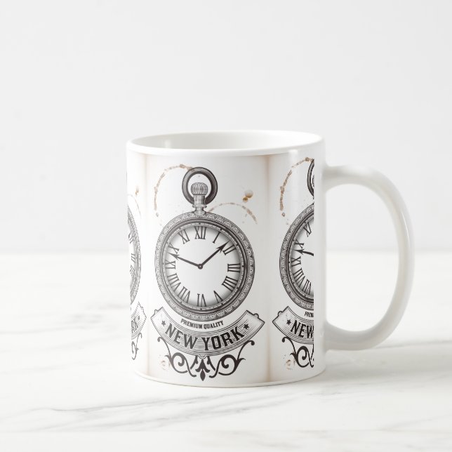 Caneca De Café New York Pocket Watch (Direita)