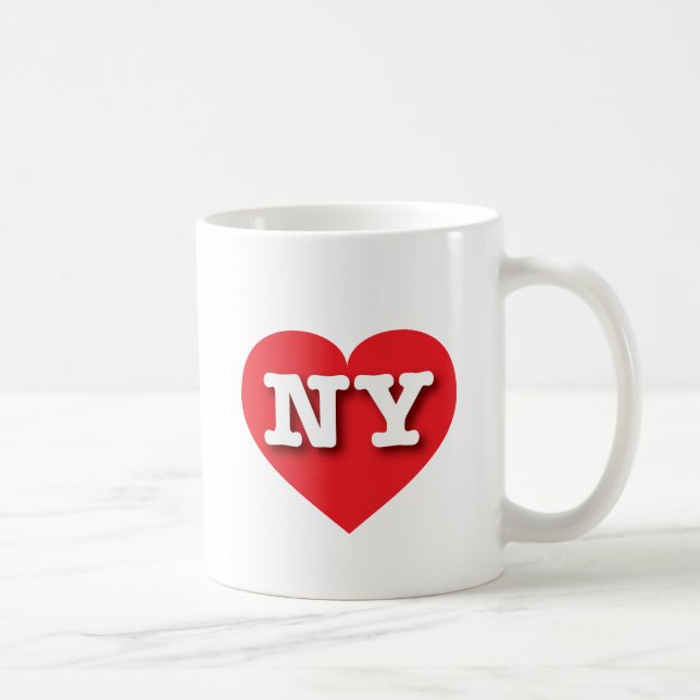 Caneca De Café New York Red Heart - Eu amo NY (Direita)