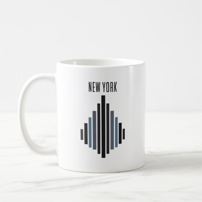 Caneca De Café NEW YORK — Vertical Rhythm (Esquerda)