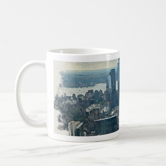 Caneca De Café New York View (Esquerda)