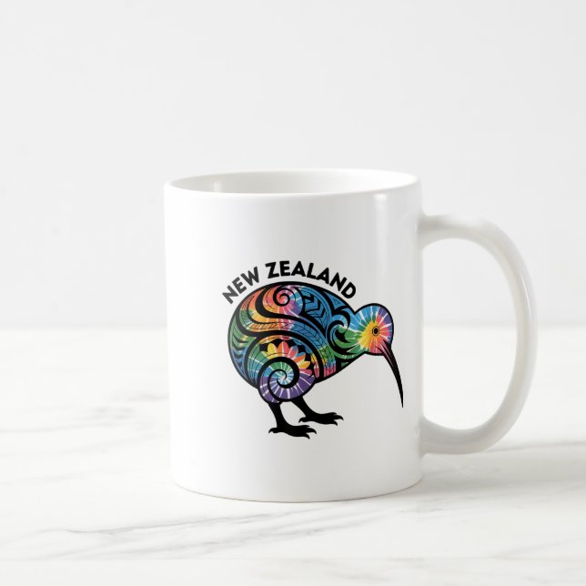 Caneca De Café New Zealand Kiwi Bird  (Direita)