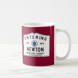 Caneca De Café Newton entrando