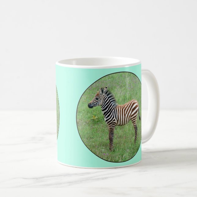 Caneca De Café Ngorongoro Baby Zebra (Frente Esquerda)