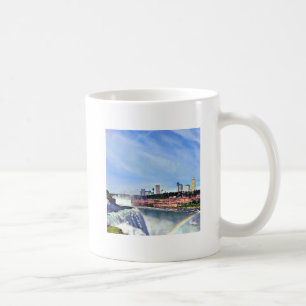 Caneca De Café Niagara Cai NY - Sob o Arco-Íris
