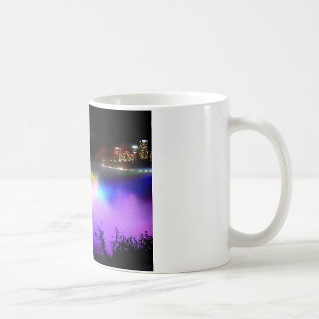 Caneca De Café Niagara-Queda-sob-projector-em-noite (Direita)