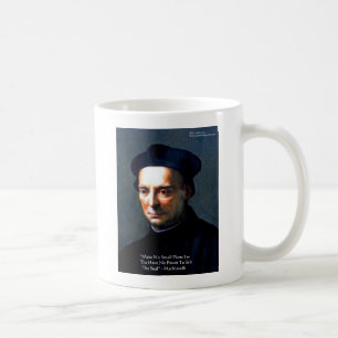 Caneca De Café Niccolo Maquiavelli "Poder" - Presentes de citaç