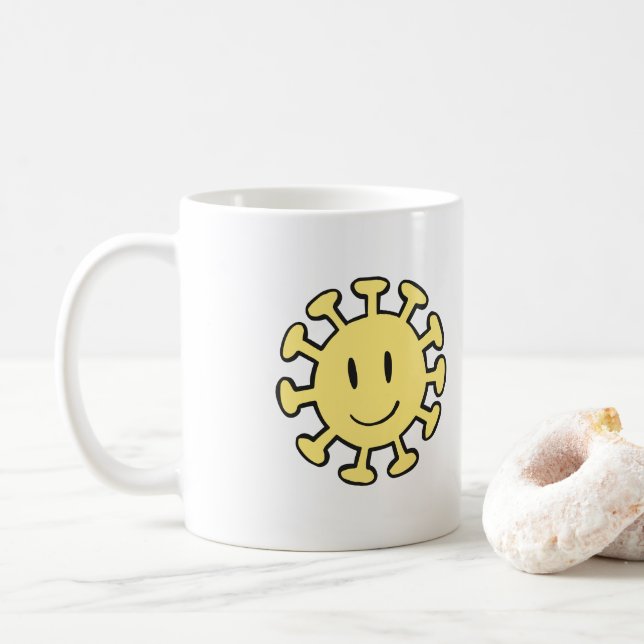 Caneca De Café Nichijo Sun Coffee (Com Donut)
