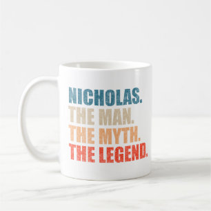 Caneca De Café Nicholas O Homem O Mito A Lenda