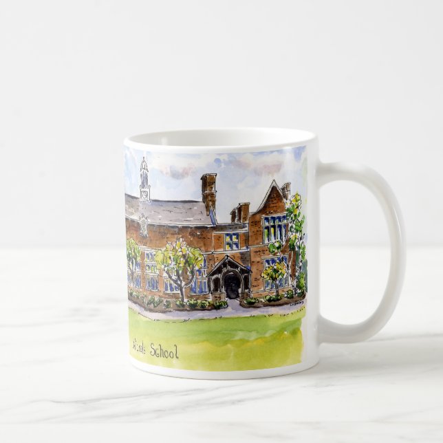 Caneca De Café nichols Albright Salão com céu, congrats do sinal (Direita)
