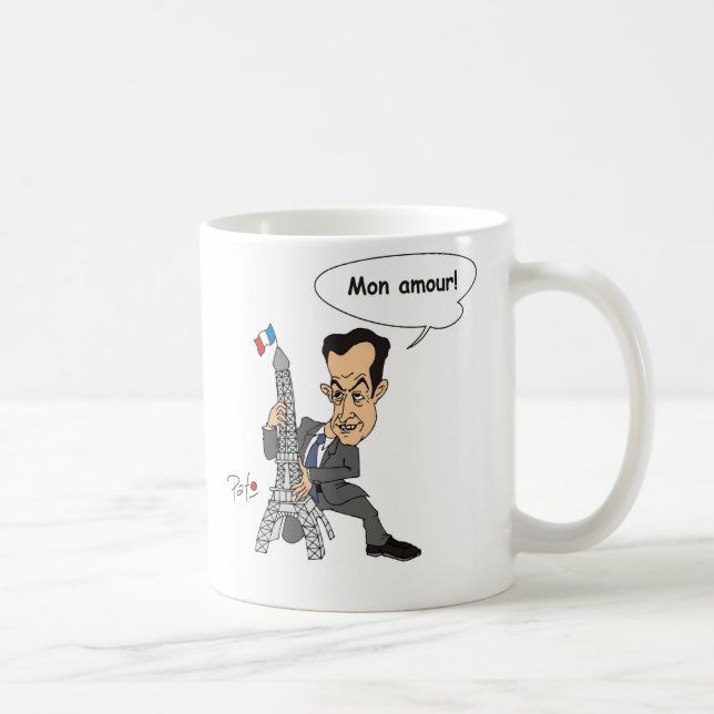 Caneca De Café Nicolas Sarkozy (Direita)