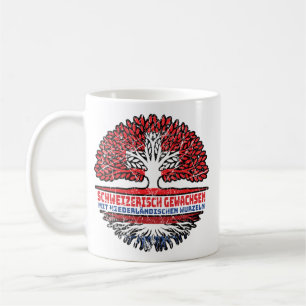 Caneca De Café Niederlande Niederländisch Schweizer Schweiz Baum