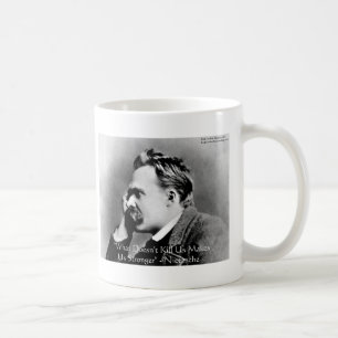 Caneca De Café Nietzsche "Não Matar U" Citando presentes e Camis