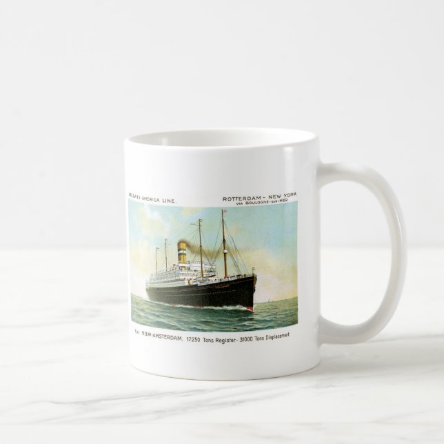 Caneca De Café Nieuw Amsterdam de 1906 (Direita)