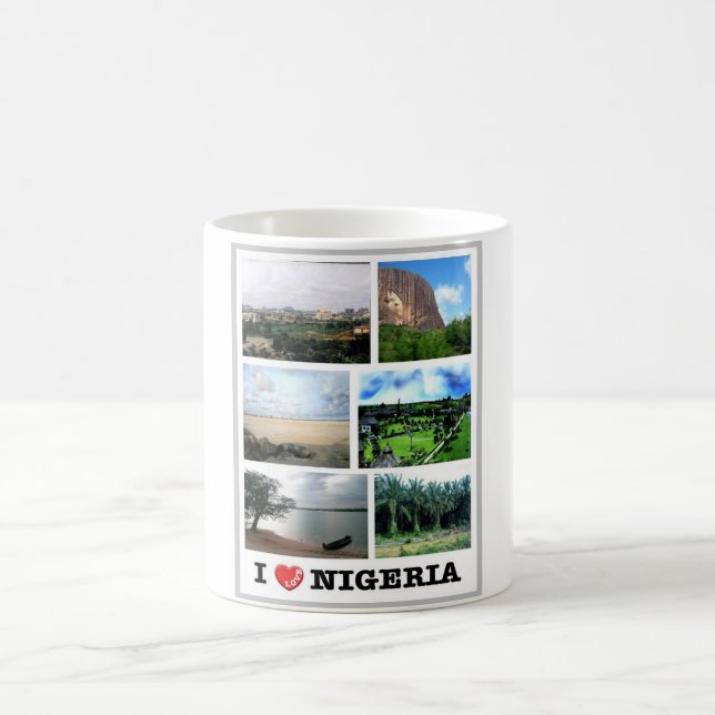 Caneca De Café Nigéria - I Love - (Centro)