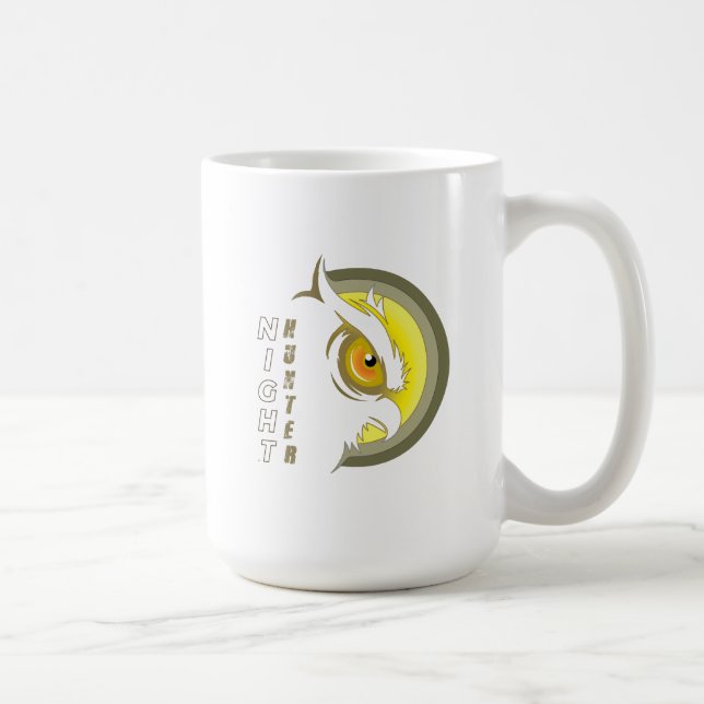 Caneca De Café Night Hunter | Clássica #15 (Direita)