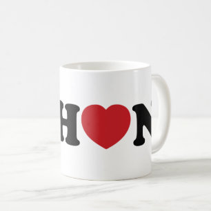 Caneca De Café Nihon Love Heart