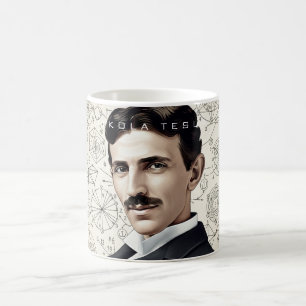 Caneca De Café Nikola Tesla - 369 A chave do universo