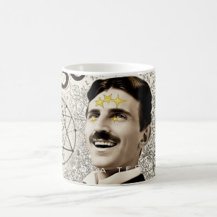 Caneca De Café Nikola Tesla - 369 A chave do universo