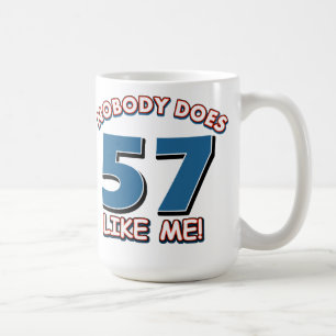 Caneca De Café Ninguém faz 57 como mim!