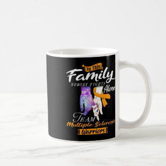 Caneca De Café Ninguém Luta Sozinho Em Equipe Com Esclerose Múlti