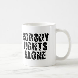 Caneca De Café Ninguém luta sozinho - Equipe de etiquetas