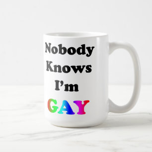 Caneca De Café Ninguém sabe que sou Gay
