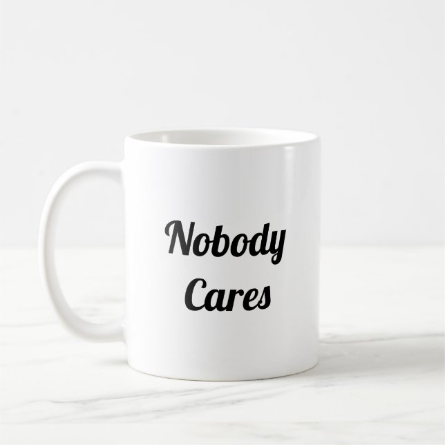 Caneca De Café Ninguém se importa (Esquerda)