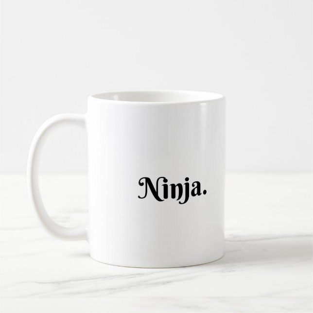 Caneca De Café Ninja Coffee Mug (Esquerda)