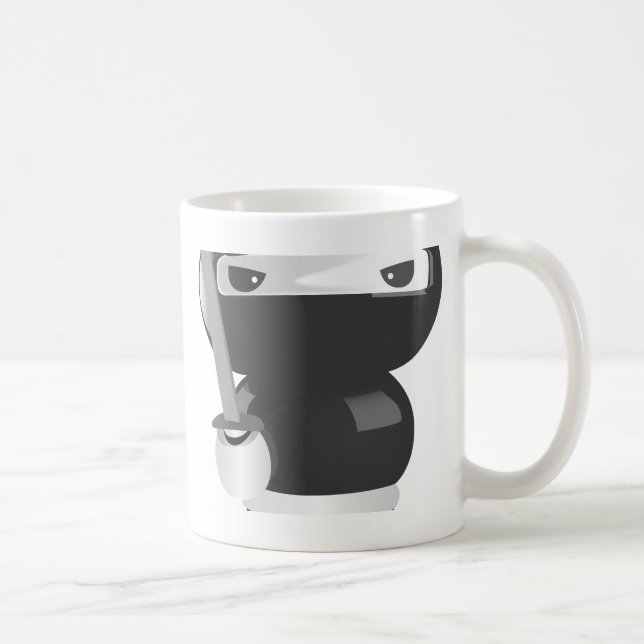 Caneca De Café Ninja Doll (Direita)