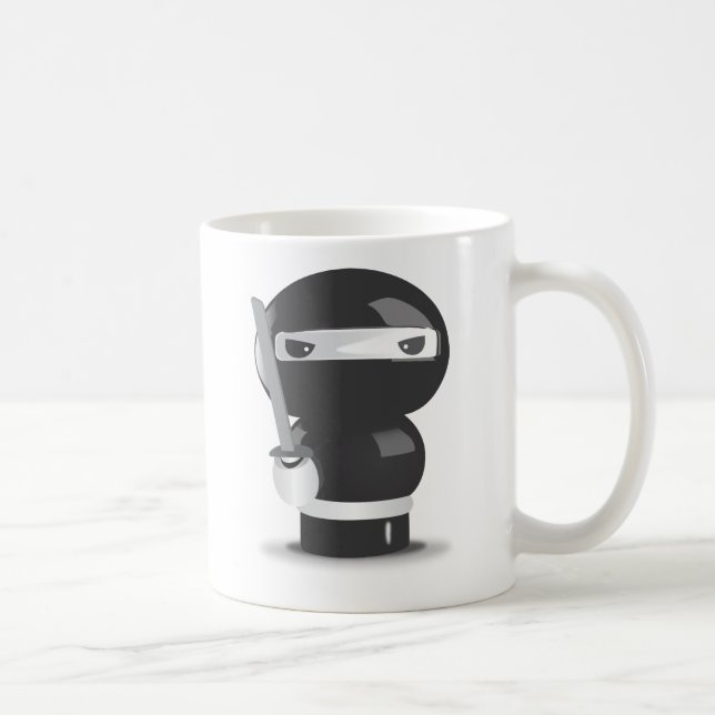 Caneca De Café Ninja Doll (Direita)