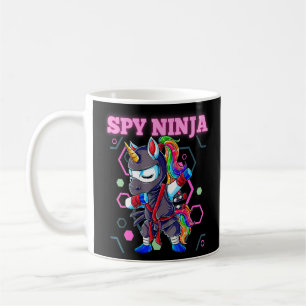 Caneca De Café Ninja Gamer Unicorn Ninja Ninja